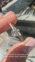 Round diamond ring set in a pave setting ring for extra brilliance.
