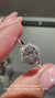 Stunning white gold engagement ring featuring a round cut diamond.
