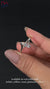 Round and pear cut engagement ring design
