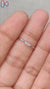 Round and baguette diamond band with prong setting band design.
