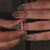 Round diamond band featuring lab grown diamonds.
