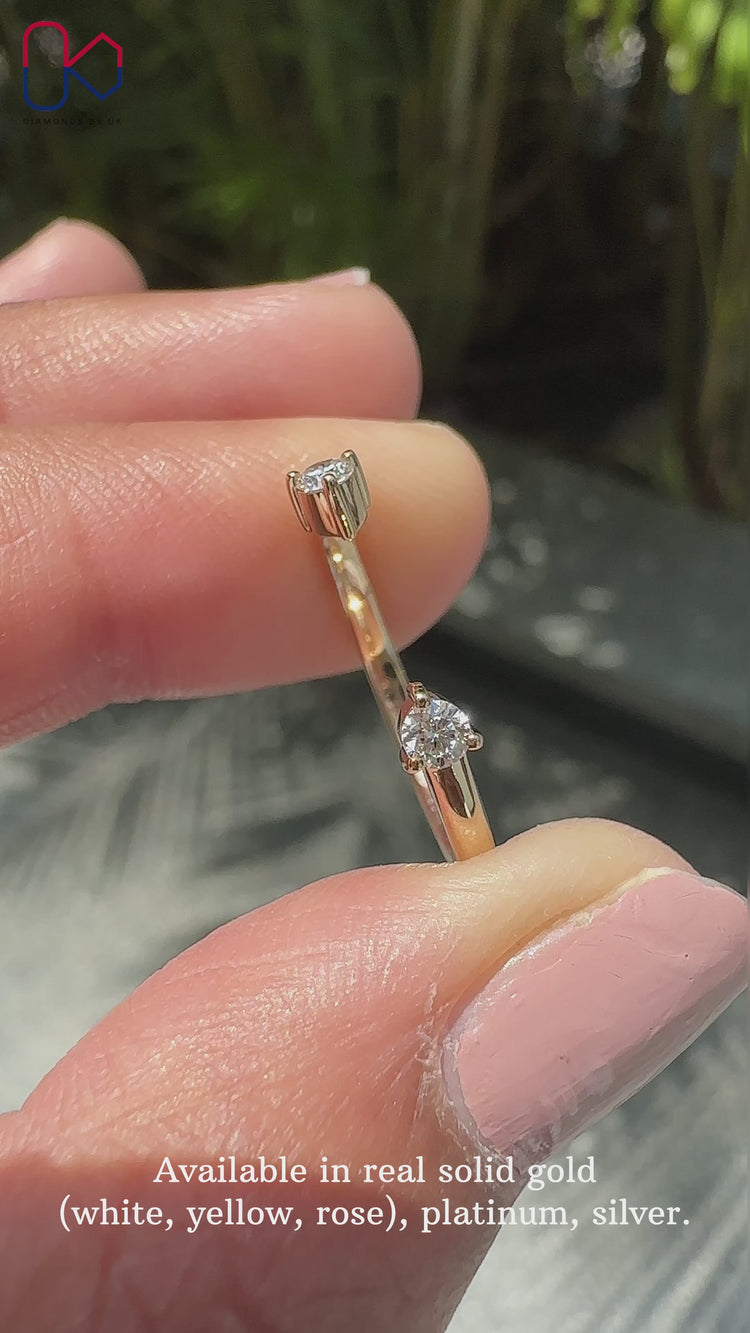 Round diamond wedding band crafted with precision for a sparkling, classic look.