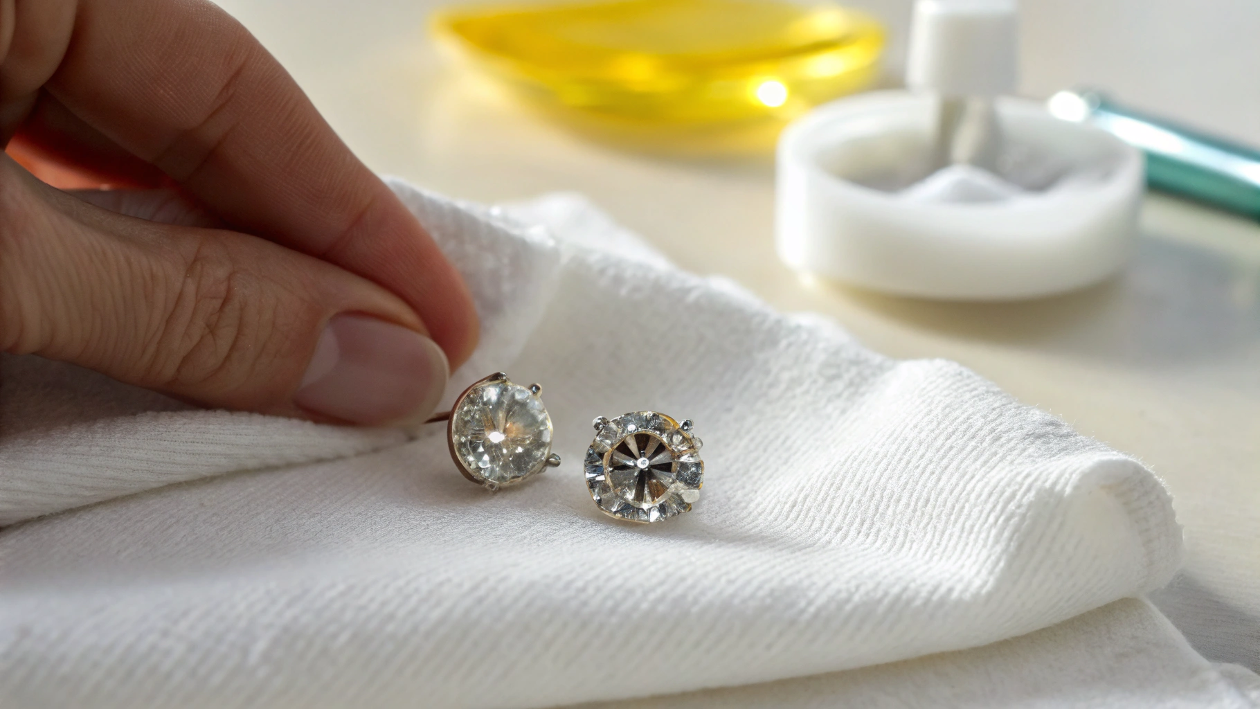 The Essential Guide on How to Clean Diamond Stud Earrings at Home The Essential Guide on How to Clean Diamond Stud Earrings at Home