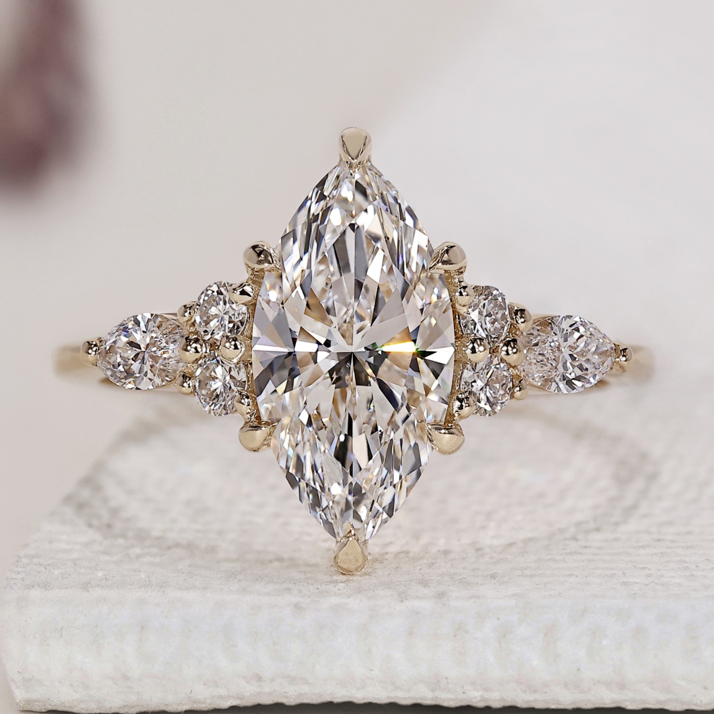 Side Stone Rings Image